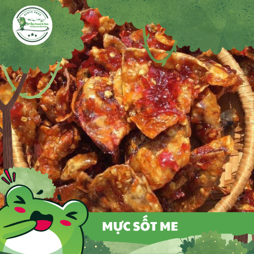 cách làm mực khô rim me chua ngọt