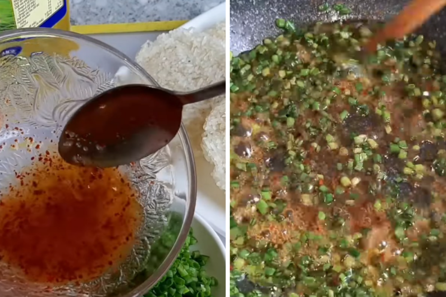 nước sốt cơm cháy