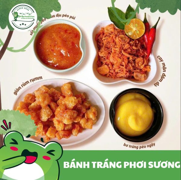 Bánh tráng phơi sương ỘP ỘP FOOD combo bánh tráng bơ đồ ăn vặt tiện lợi - COMBO PHÔ MAI - Ảnh 5